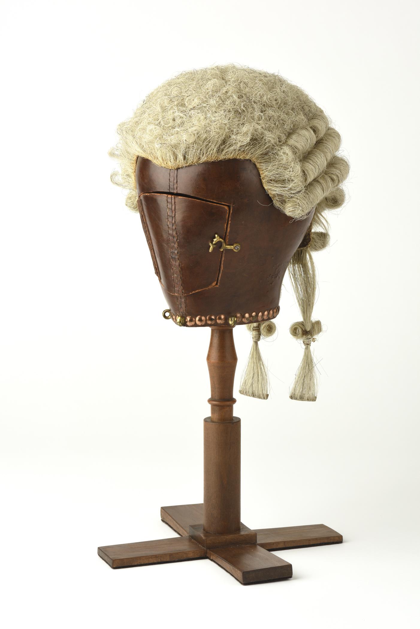 1958.2012 Wig stand, 1964.0096 B Wig, view 1