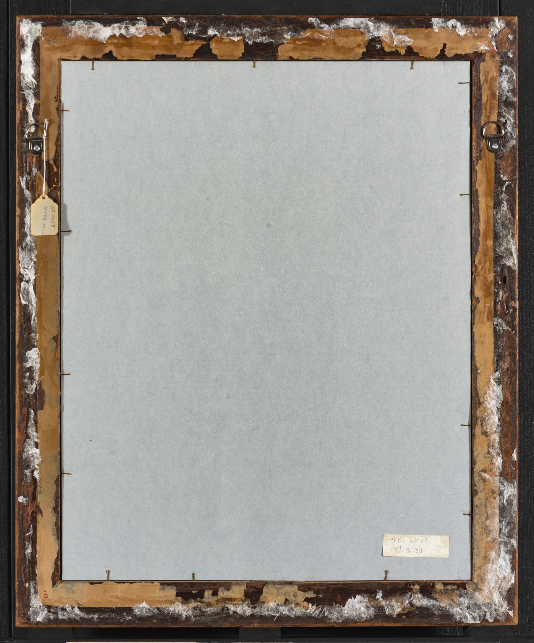 1958.2059 A Print, B Frame, view 2, reverse