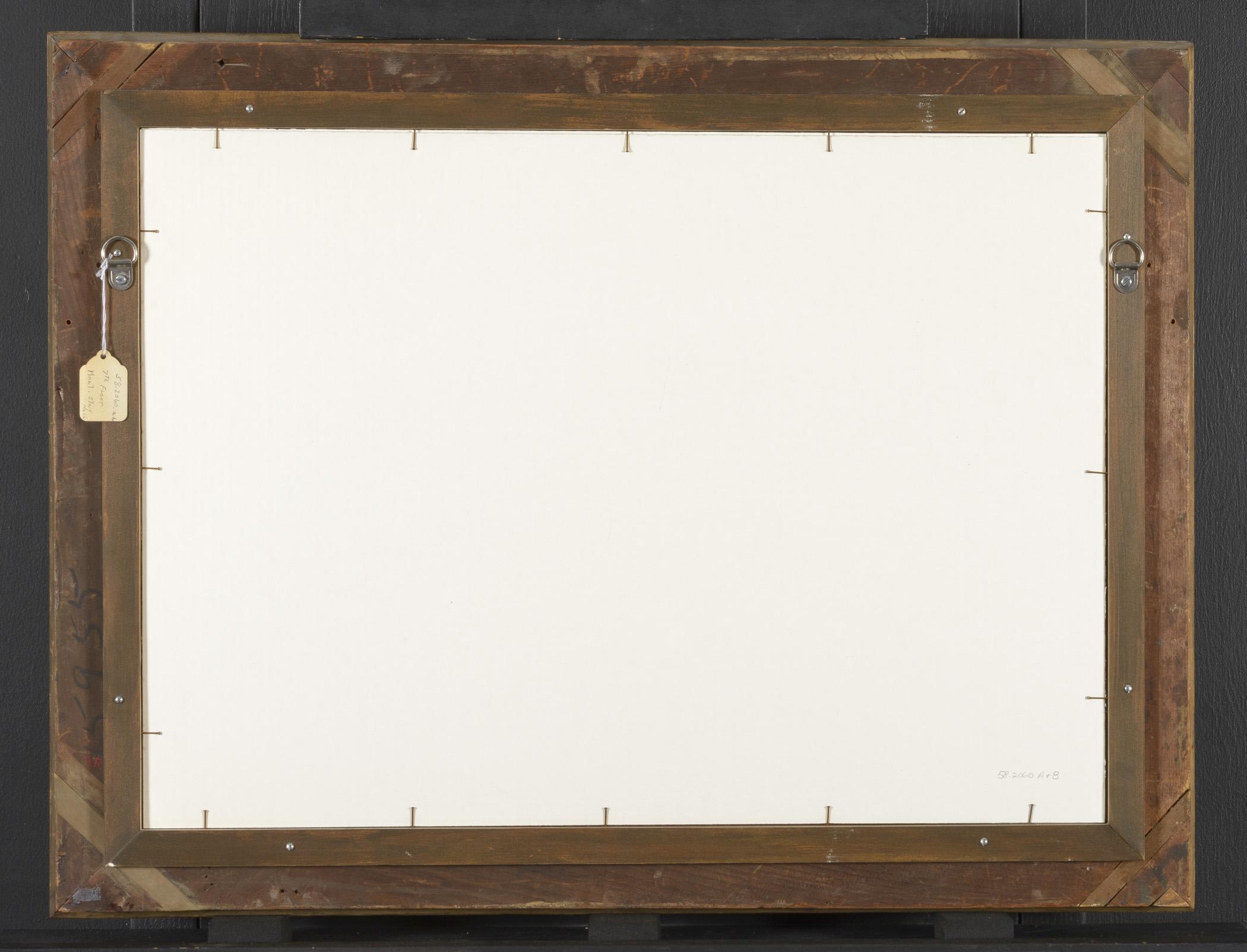 1958.2060 A Print, B Frame, view 2, reverse