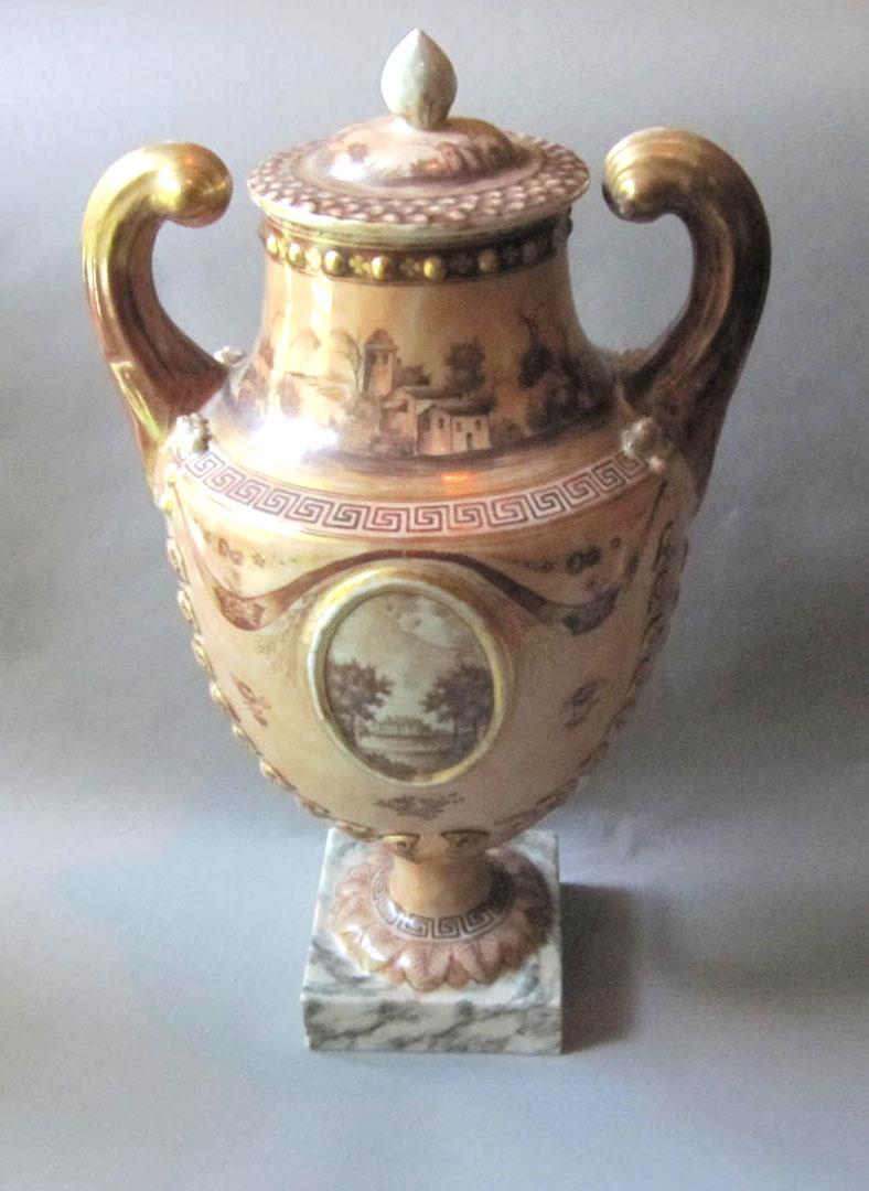 1958.2083 A,B Porcelain urn