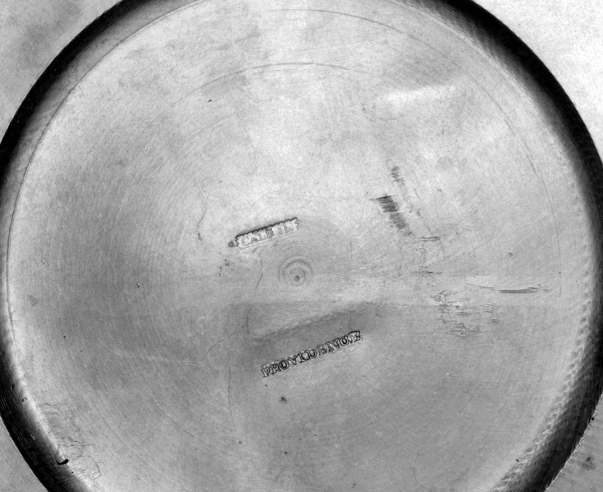 1953.0031 Britannia teapot (marks)