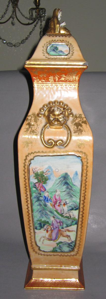 1958.2085 A,B Porcelain flower container face 4