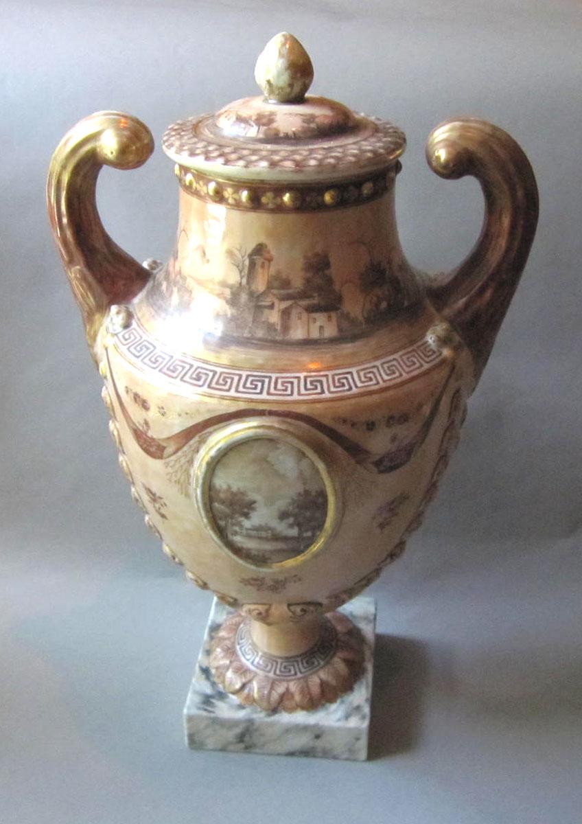 1958.2087 A,B Porcelain urn