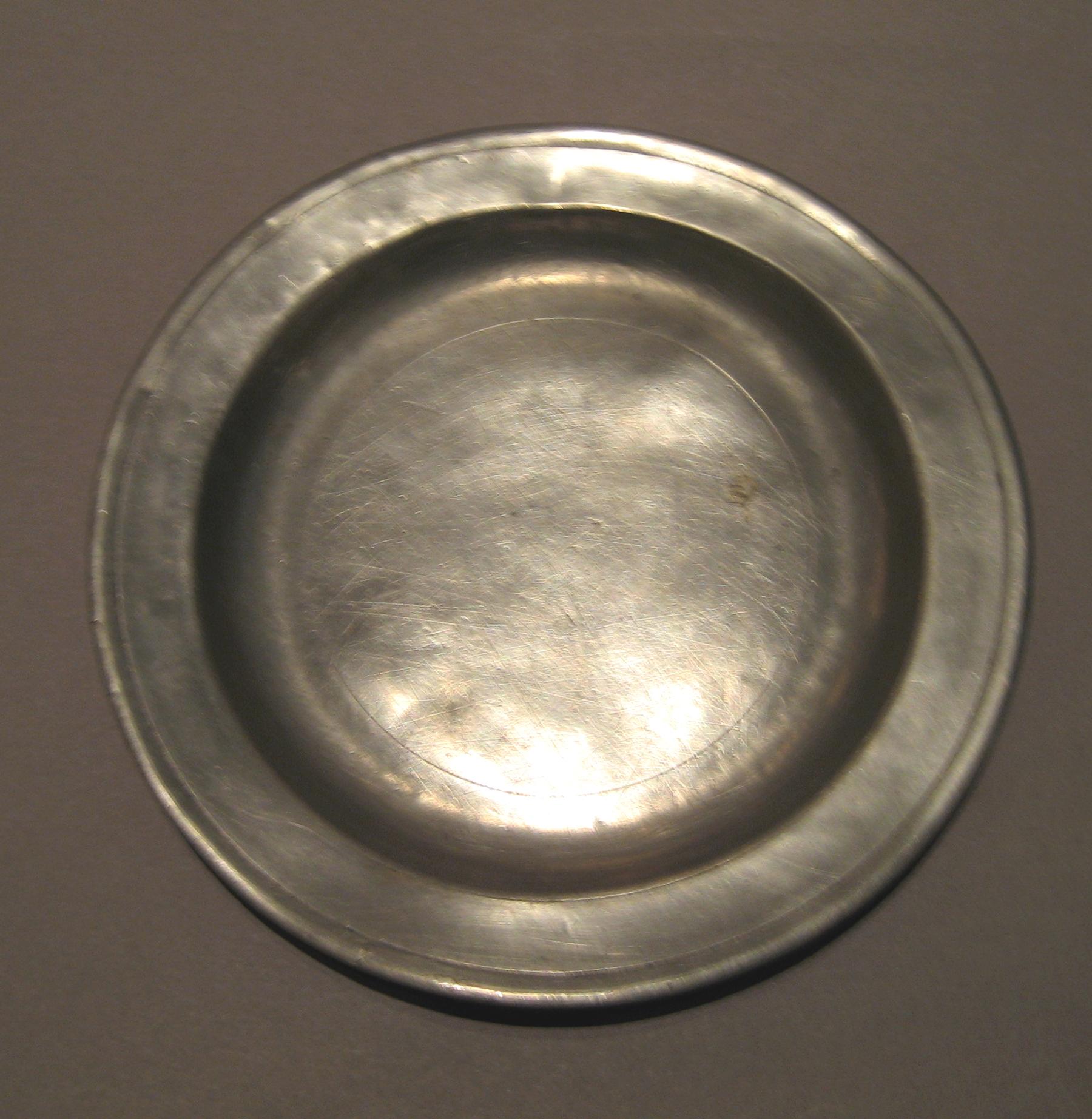 1953.0032 Pewter Plate