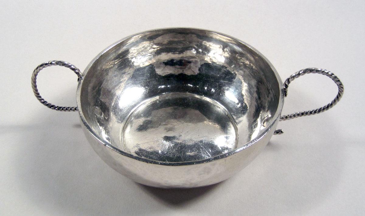 1958.2102 Silver Bowl top view