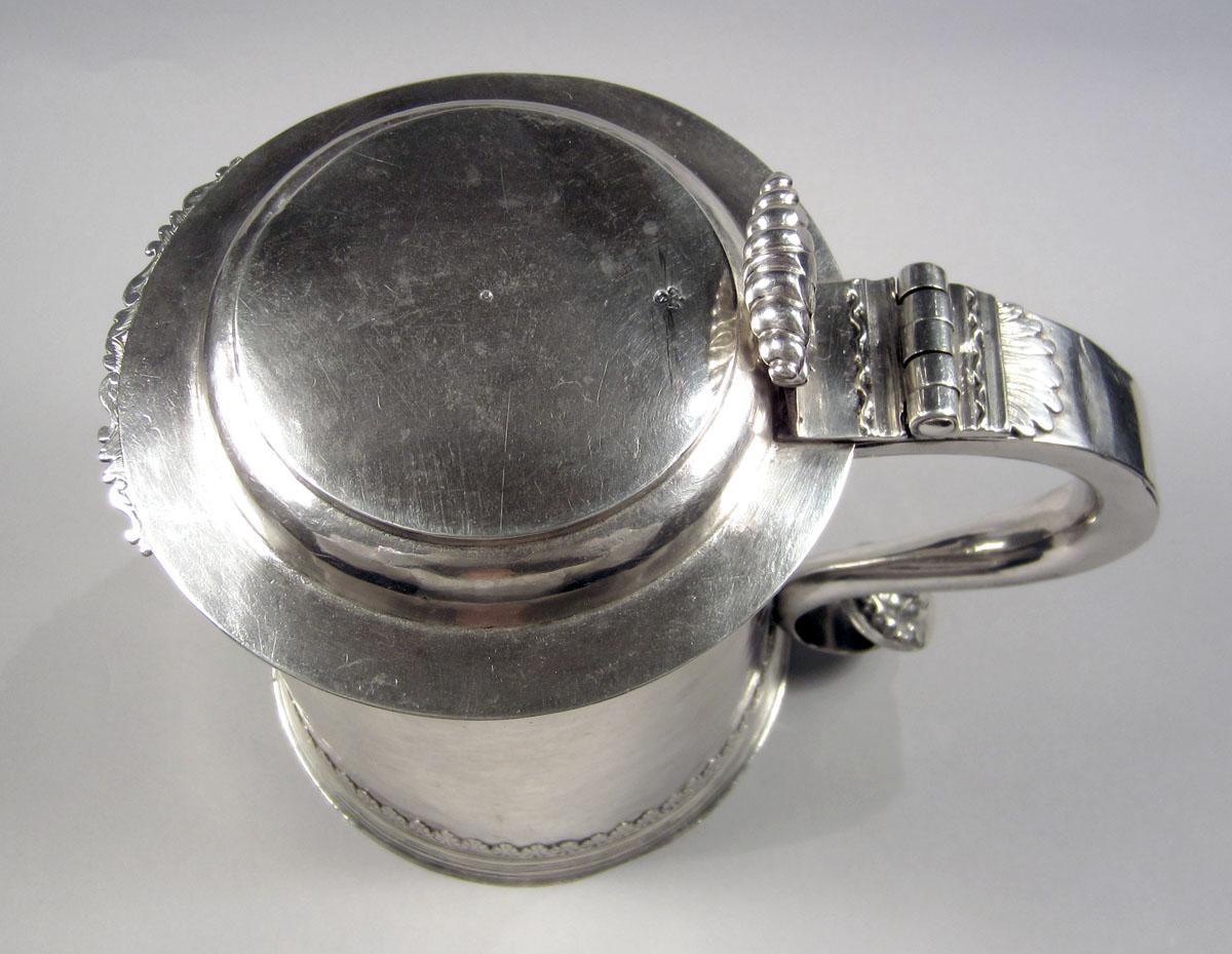 1958.2103 Silver Tankard top view