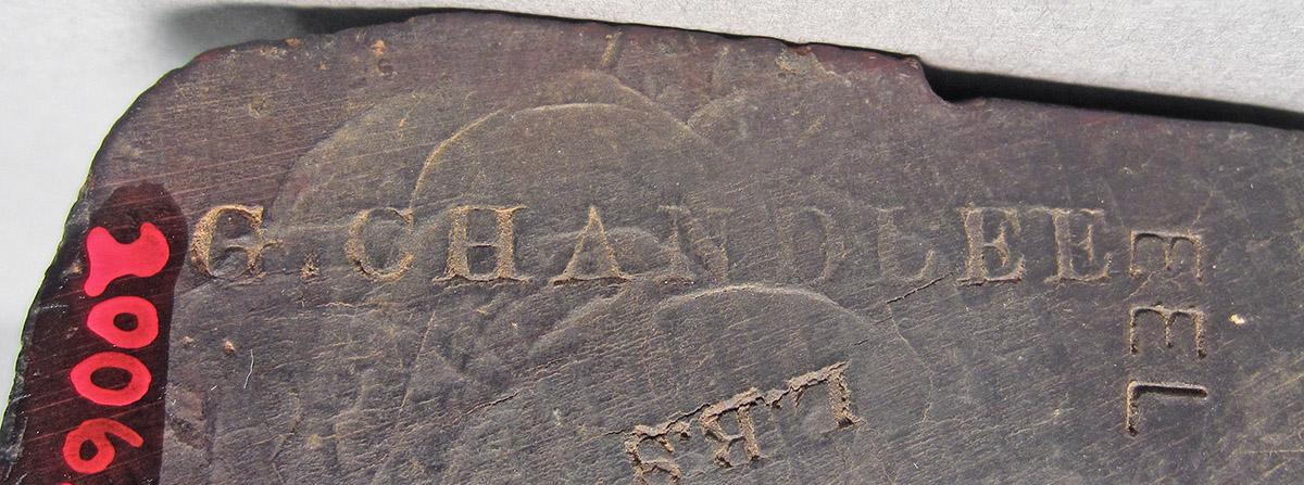 2006.0035.010, Plane, heel mark 1