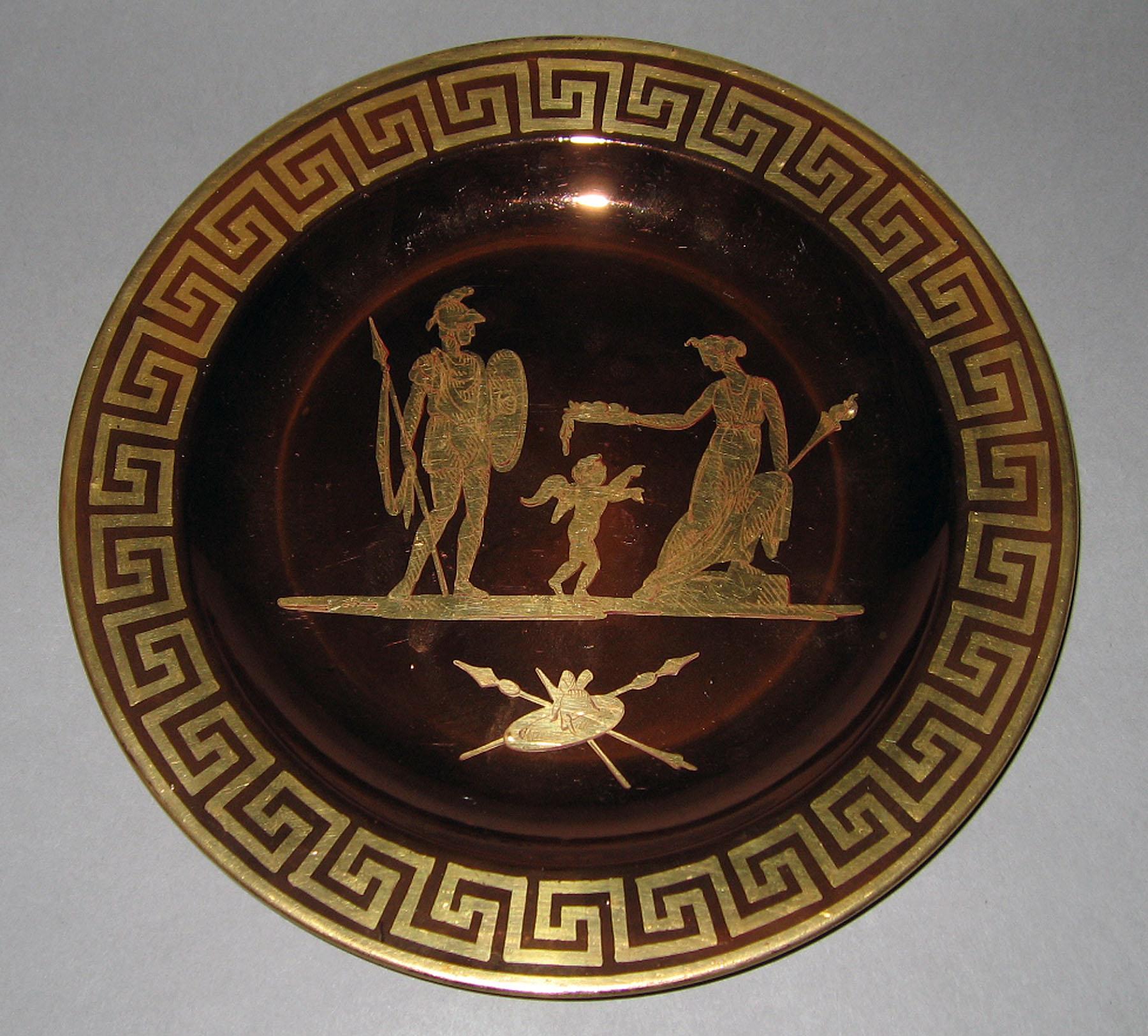 1958.2172 Lusterware plate