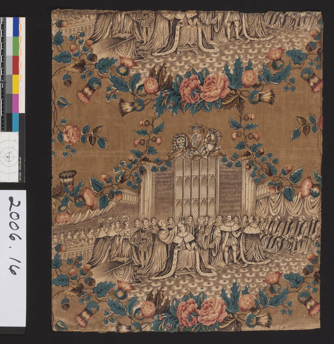 2006.0016 Textile, printed, view 1
