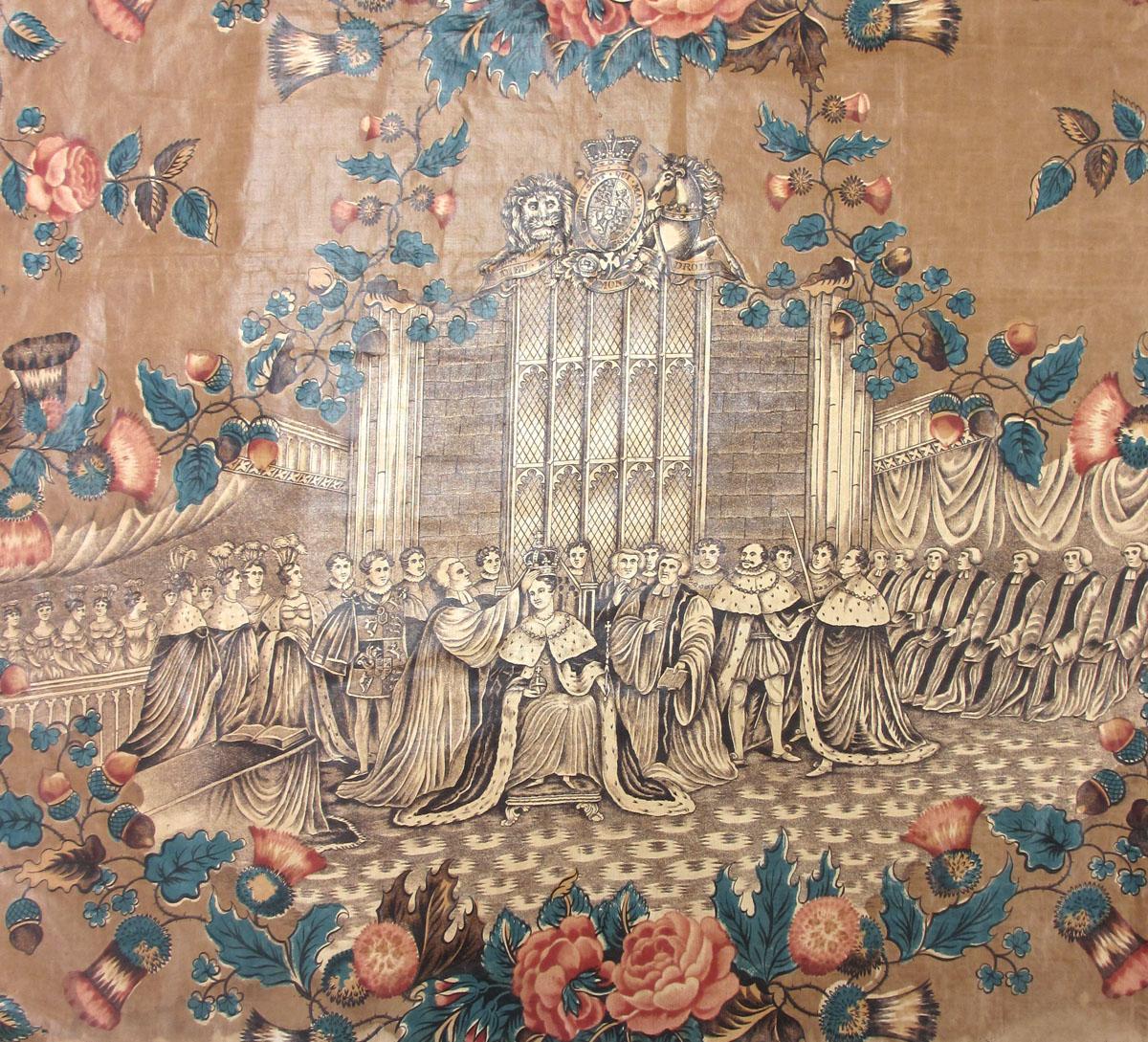 2006.0016 Textile, printed repeat