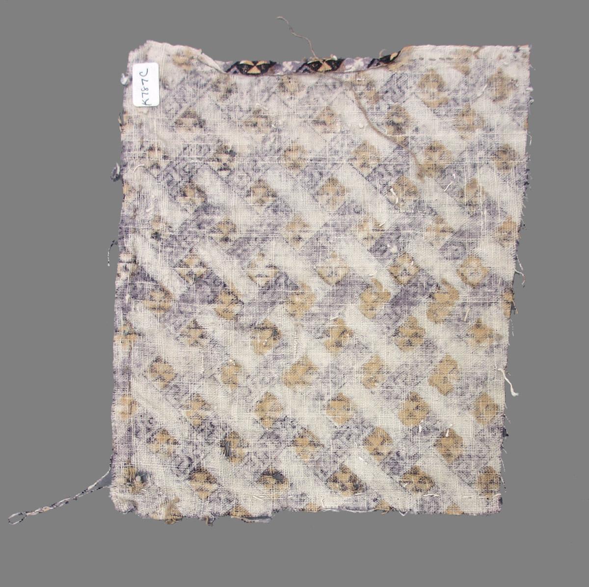 2006.0025.009 textile, printed reverse