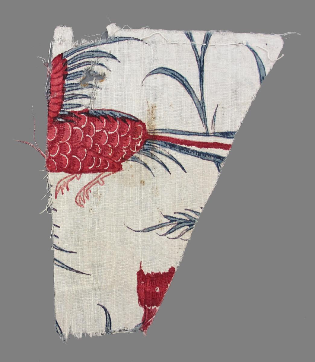2006.0025.013 A textile, printed obverse