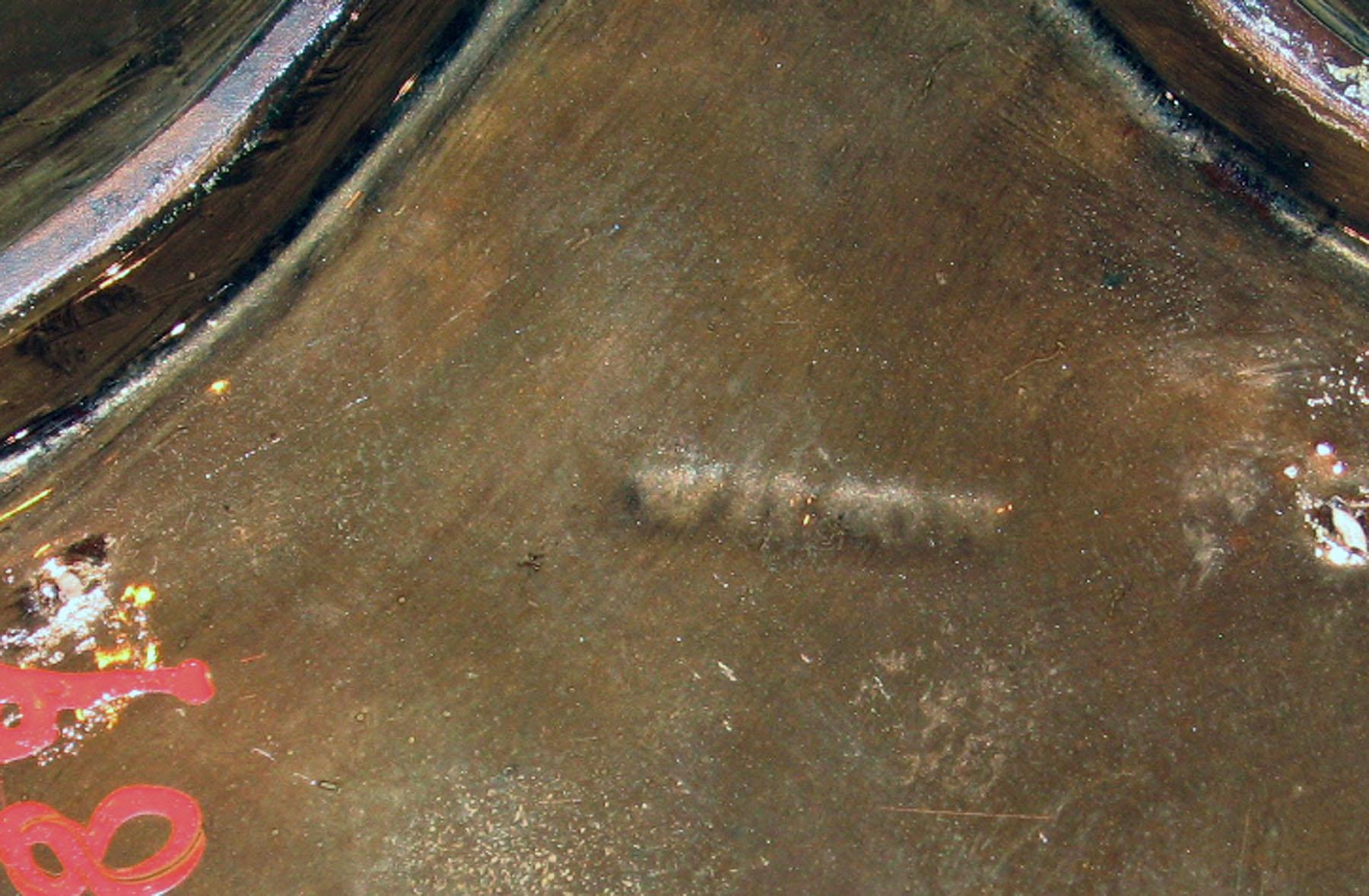 1958.2189 Wilson Lusterware Dish (detail)
