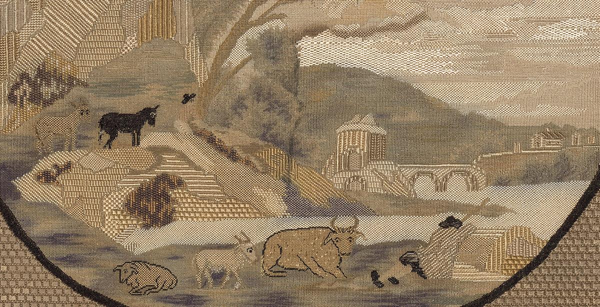 2006.0025.014 Embroidered Textile, Detail