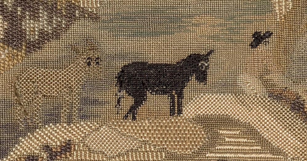 2006.0025.014 Embroidered Textile, Detail 6