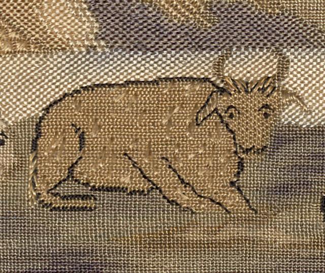2006.0025.014 Embroidered Textile, Detail 8