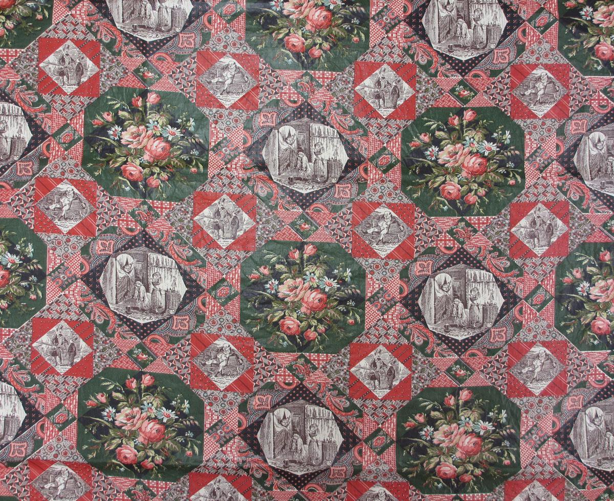 2006.0031.003 Textile, printed repeat
