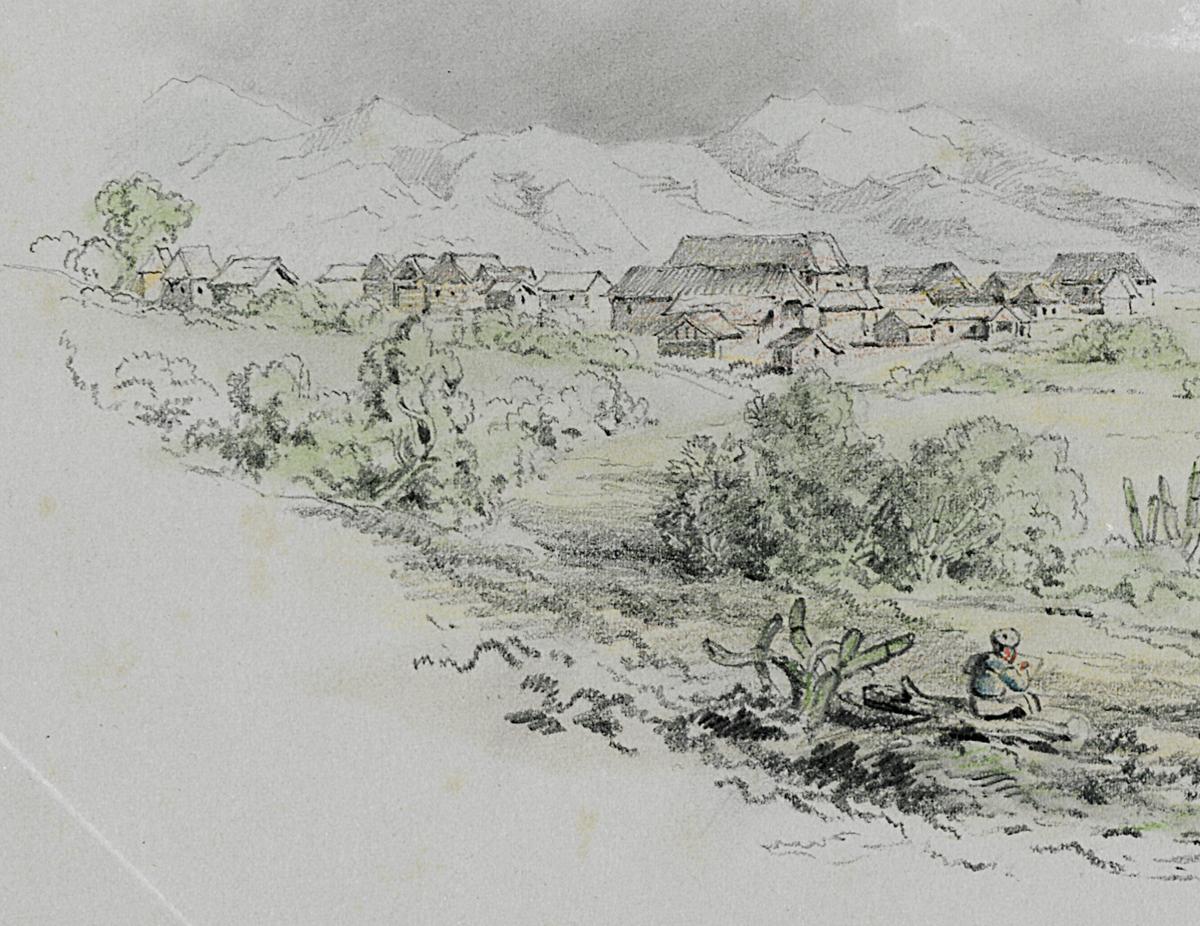 1967.2222 Drawing, Detail 2