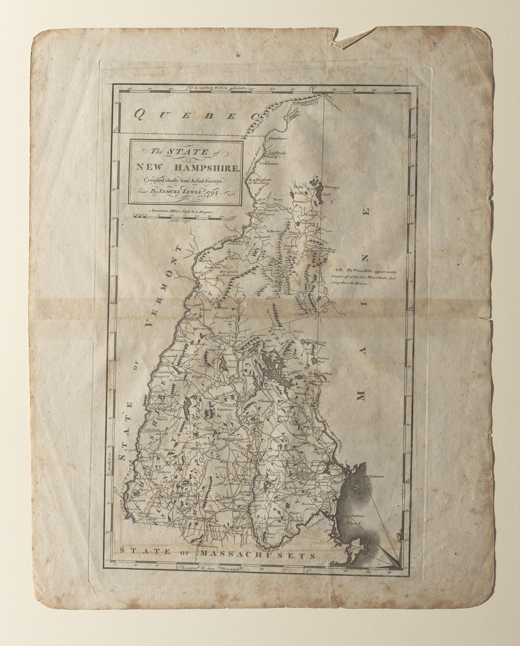 1954.0026.003 Map, view 2, raking light