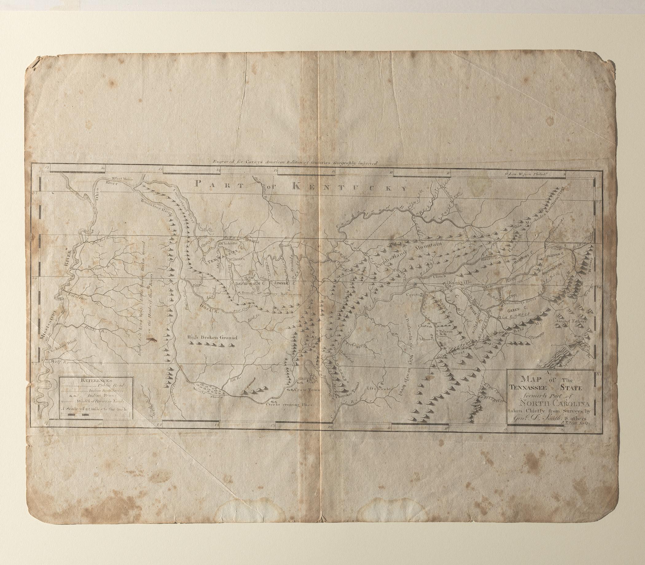 1954.0026.010 Map, view 2, raking light