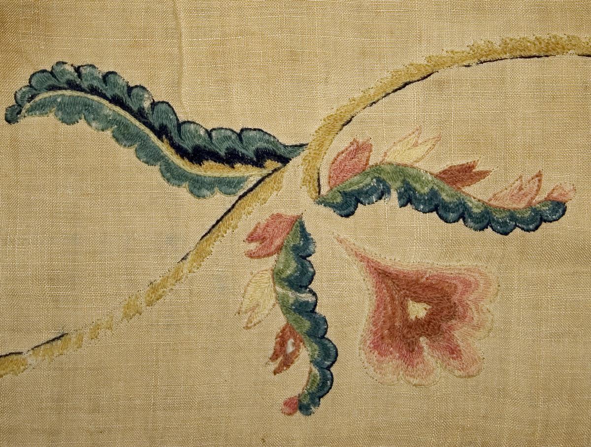 1969.5394 Bed Hanging, Valance, Pattern Detail #3