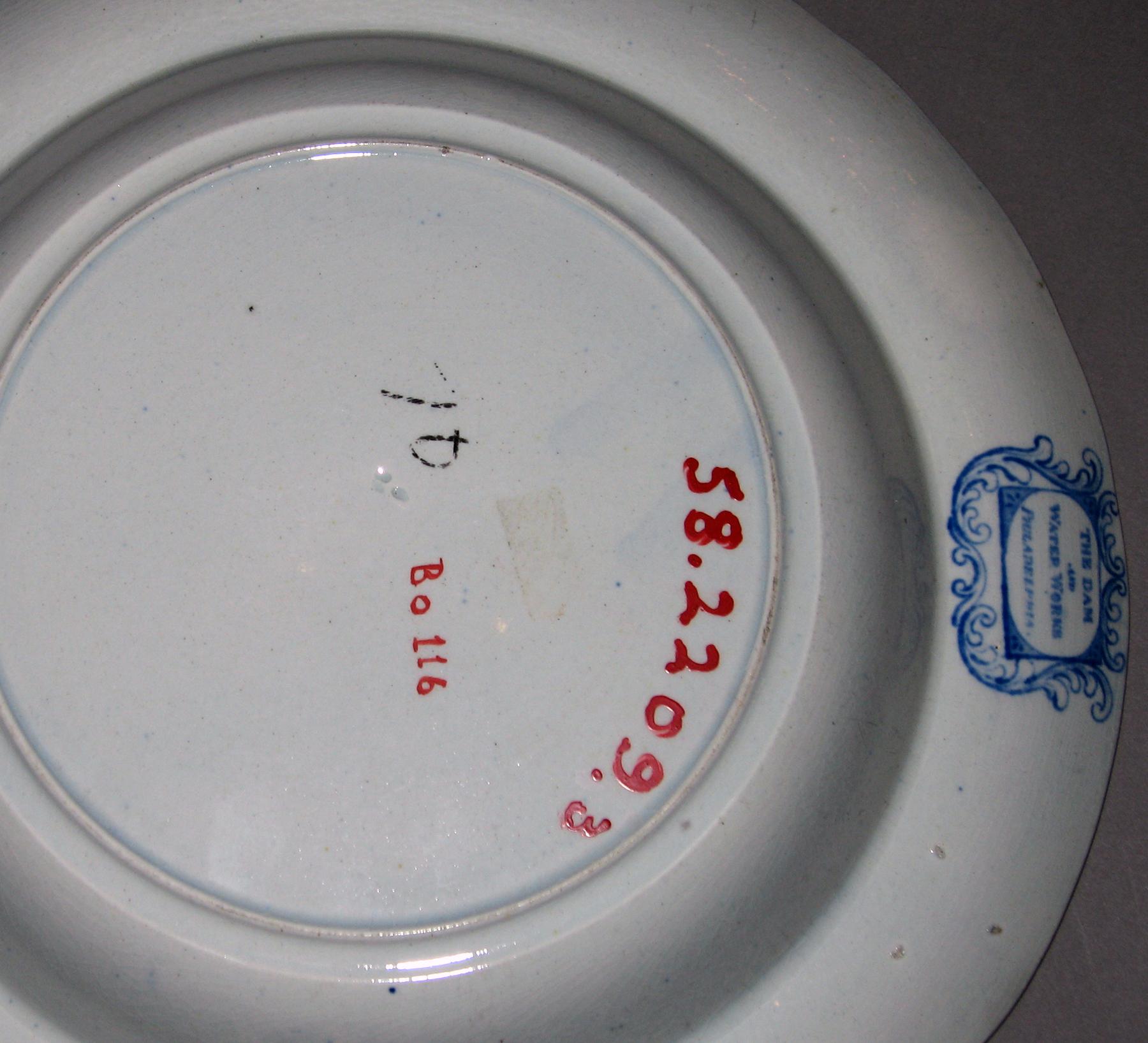 1958.2209.003 Soup plate (mark)