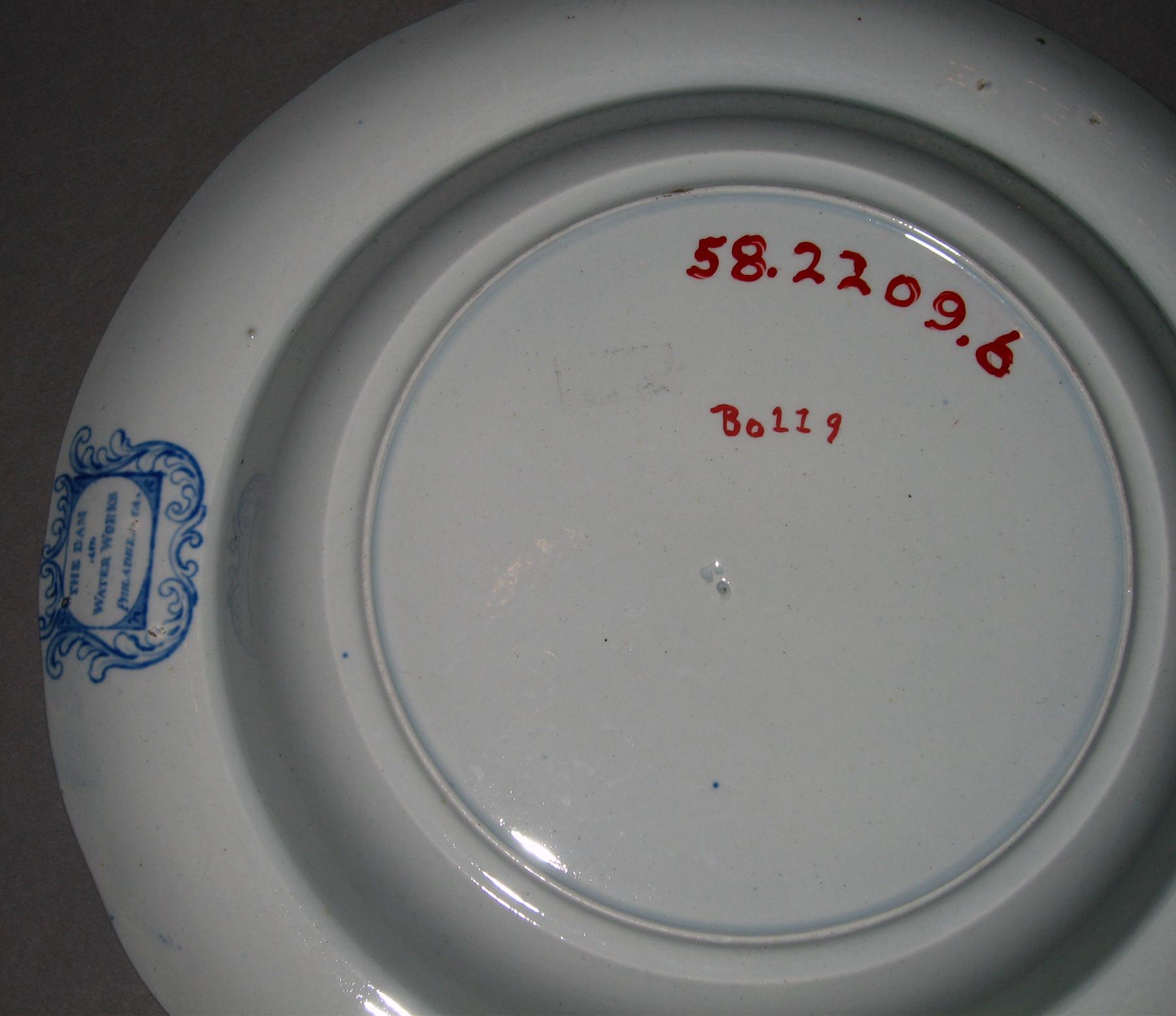 1958.2209.006 Soup plate (mark)