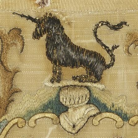 1958.2226 A Needlework Picture, Detail