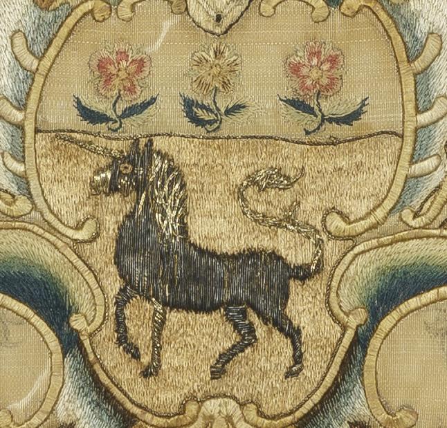 1958.2226 A Needlework Picture, Detail 2