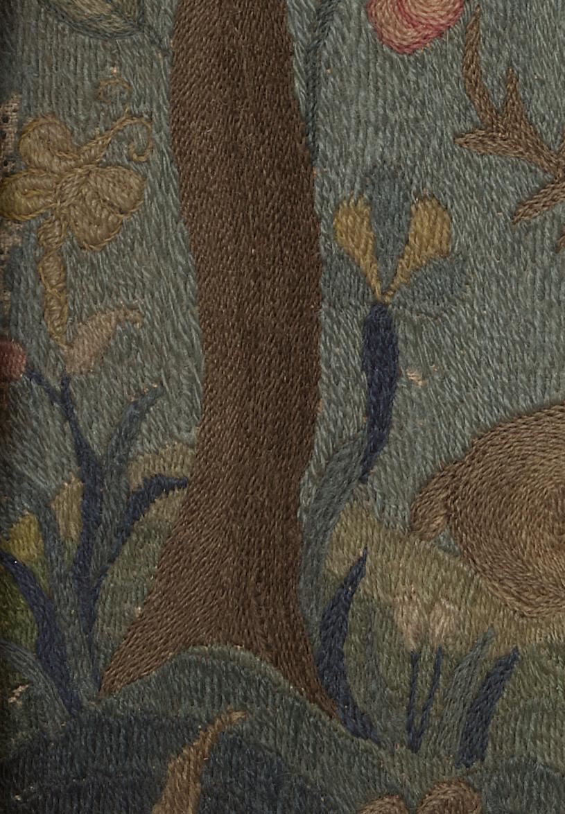 1958.2227 A Needlework Picture, Detail 10