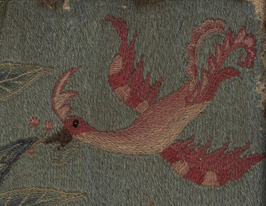 1958.2227 A Needlework Picture, Detail 2