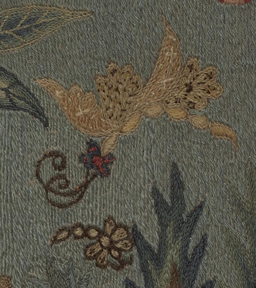 1958.2227 A Needlework Picture, Detail 3