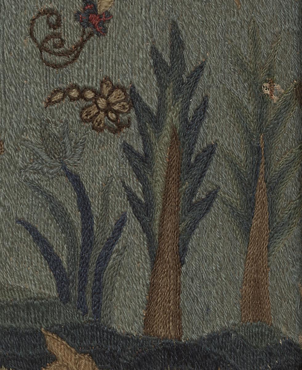 1958.2227 A Needlework Picture, Detail 5