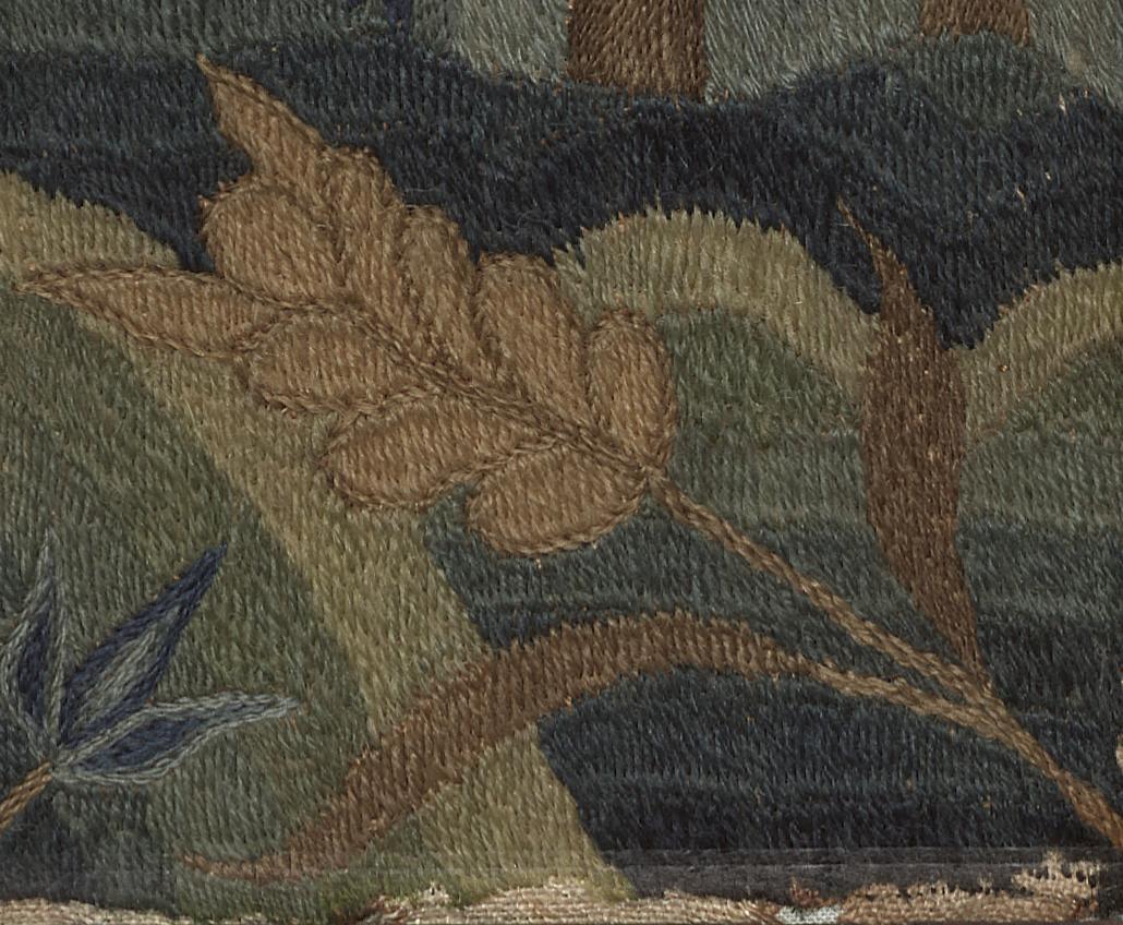 1958.2227 A Needlework Picture, Detail 7