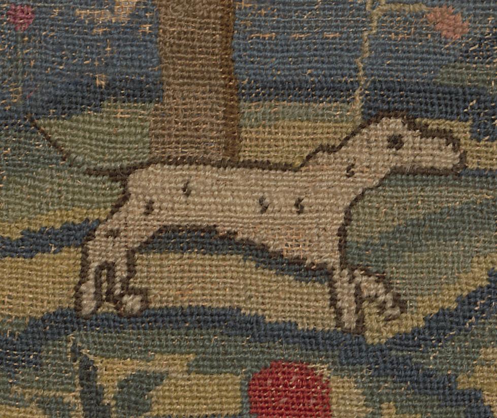 1958.2228 A Canvaswork Picture, Detail 2