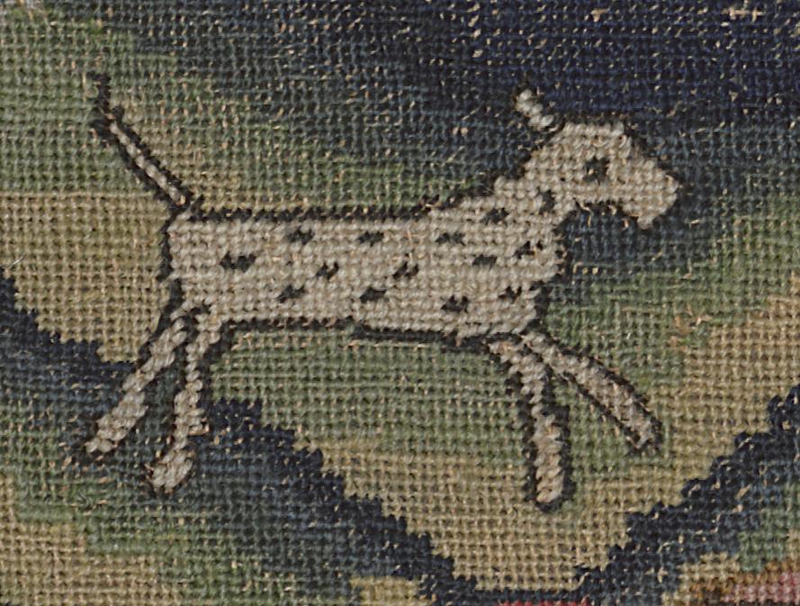 1958.2230 A Needlework Picture, Detail 9