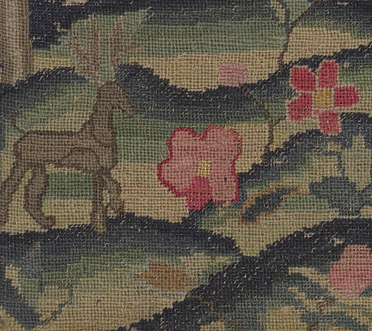 1958.2230 A Needlework Picture, Detail 3