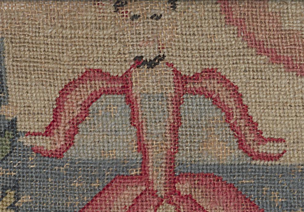 1958.2230 A Needlework Picture, Detail 5