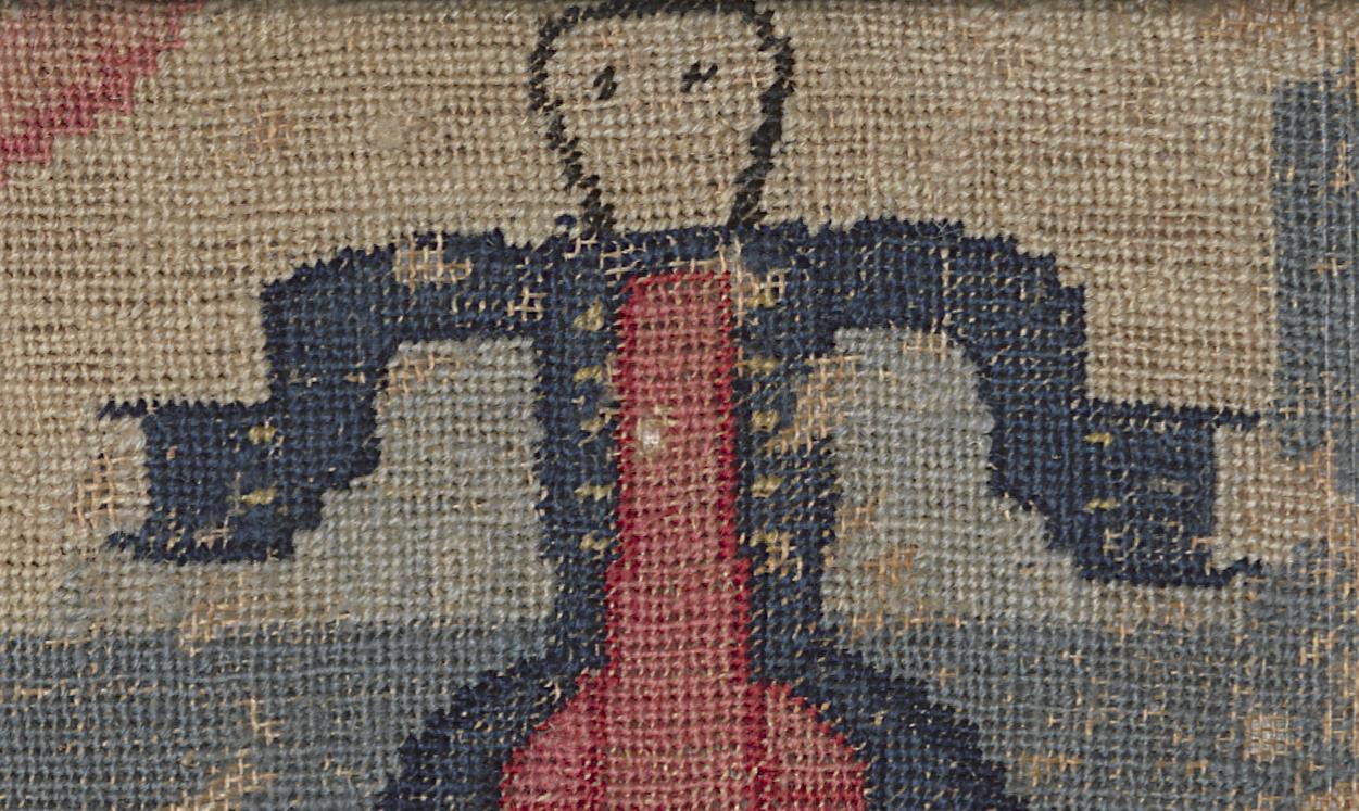 1958.2230 A Needlework Picture, Detail 6