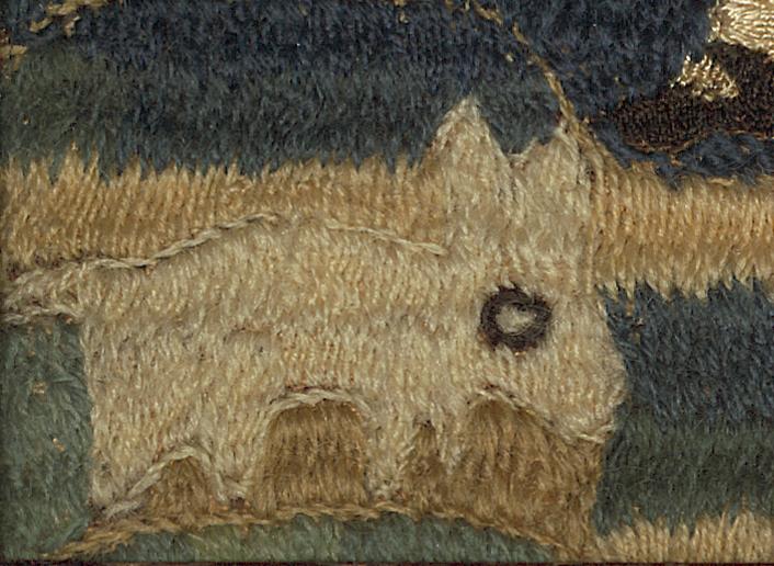 1958.2231 A Needlework Picture, Detail 10