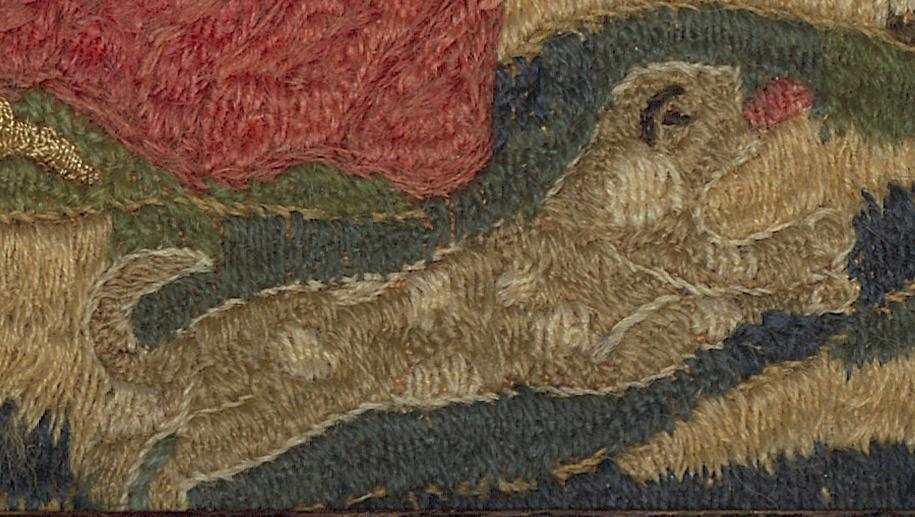 1958.2231 A Needlework Picture, Detail 11