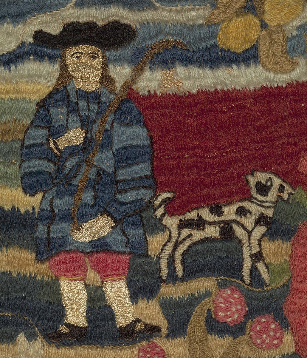 1958.2231 A Needlework Picture, Detail 2