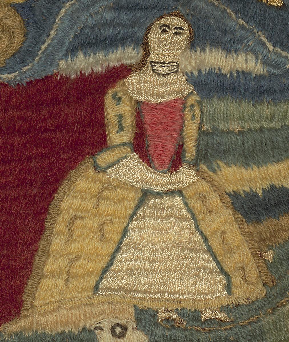 1958.2231 A Needlework Picture, Detail 3