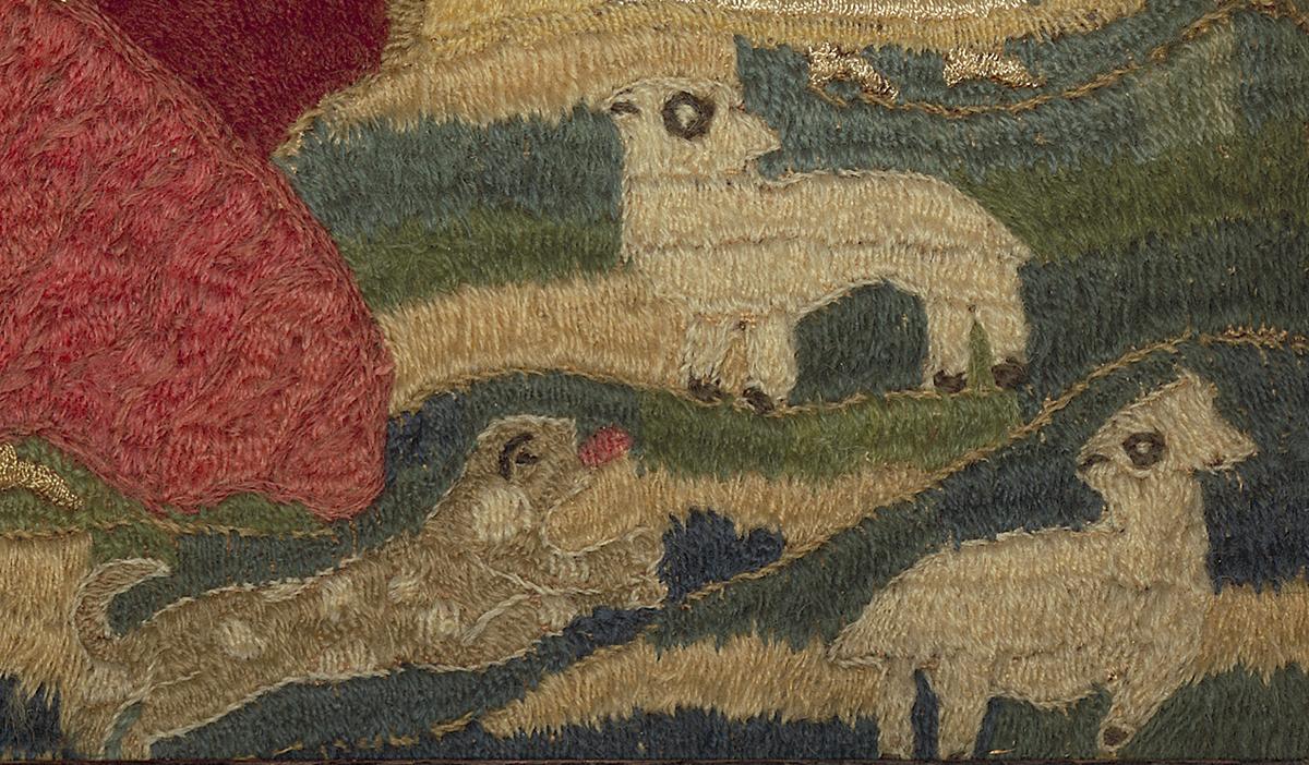 1958.2231 A Needlework Picture, Detail 4