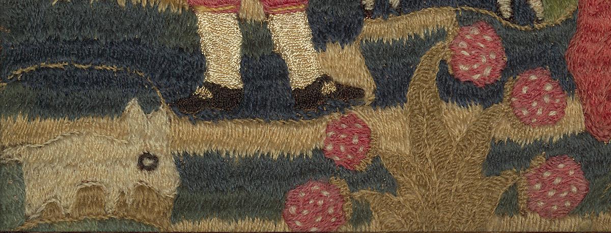 1958.2231 A Needlework Picture, Detail 5