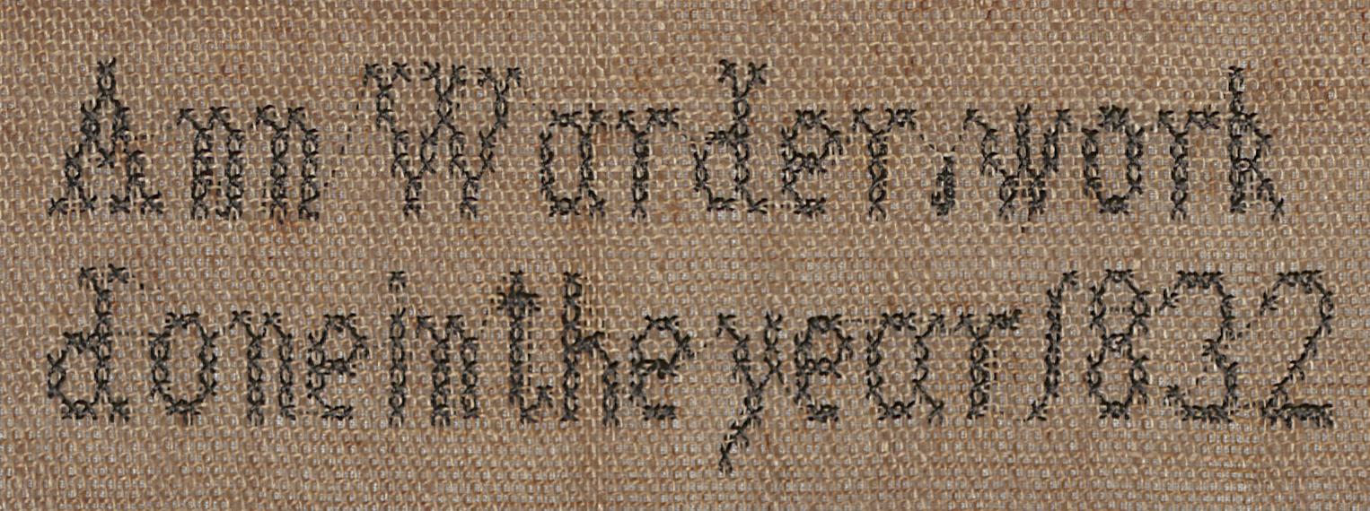 2004.0071.002 A Sampler, Detail 6