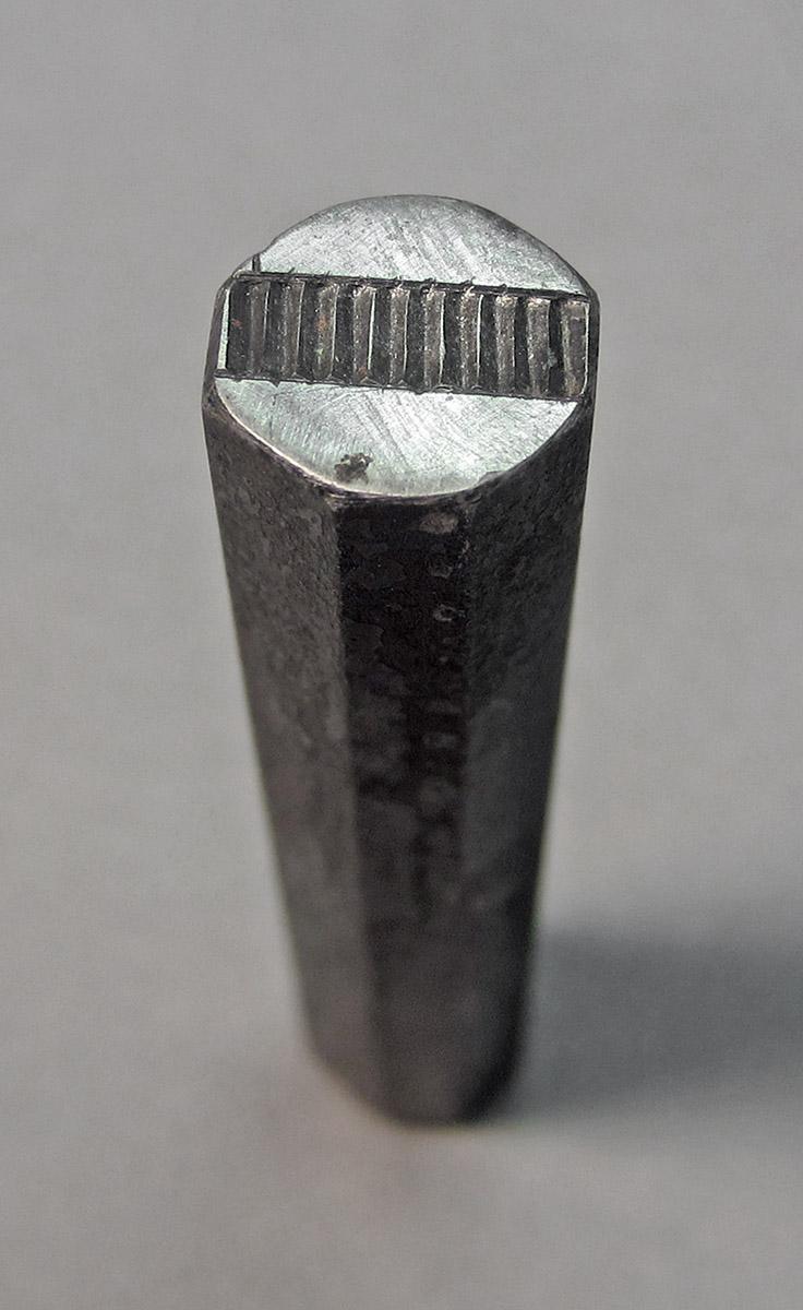1961.0493.003, Chasing tool, end 2