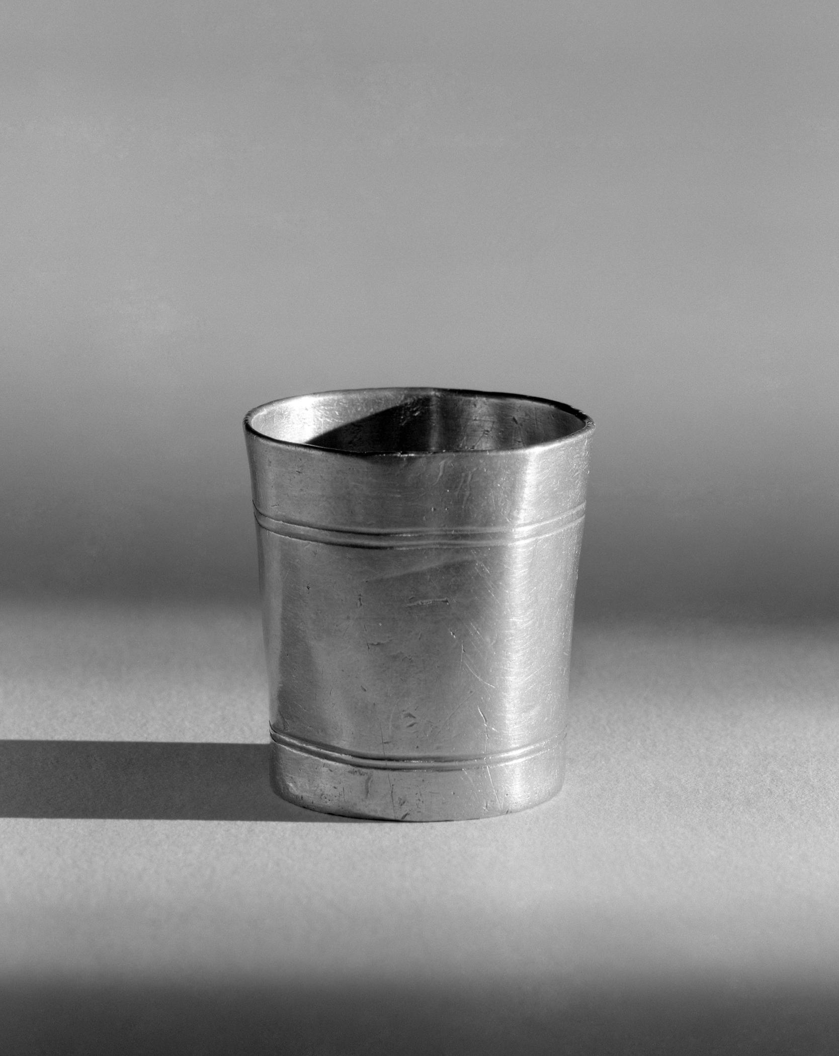 1956.0038.149 A Miniature pewter beaker
