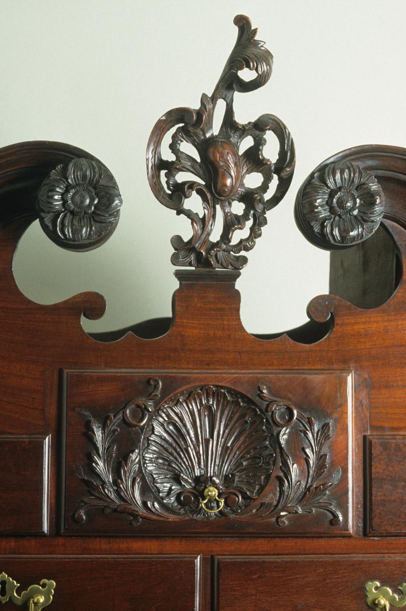 1958.2251 Chest of drawers, detail 1