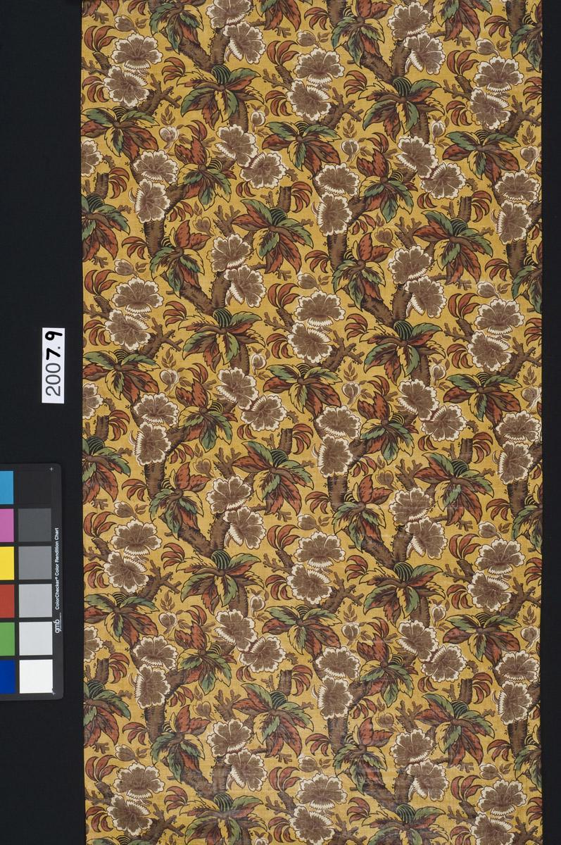 2007.0009 Textile, printed, detail 1